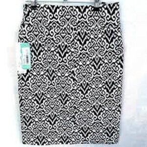 Margaret M Selma Piping Pencil Skirt size L - Black Stretchy Stitch Fix NWT's